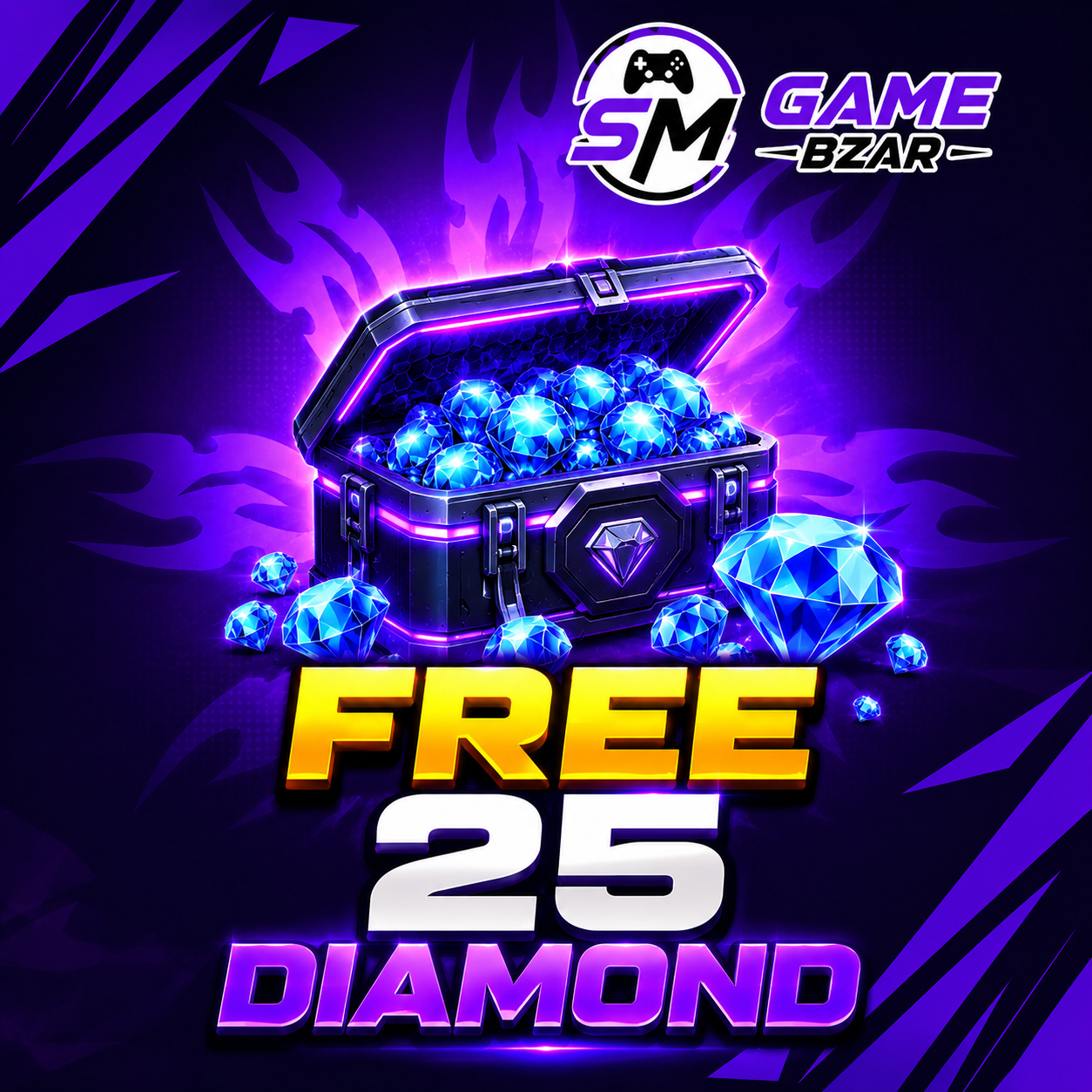 Free 25 Diamond